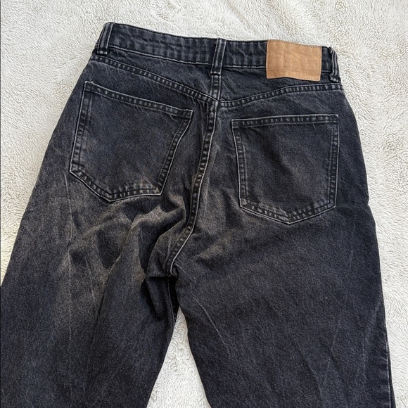 ZARA High Rise Straight Leg Jeans – Size 4 Regular | Black Denim | - Picture 9 of 9